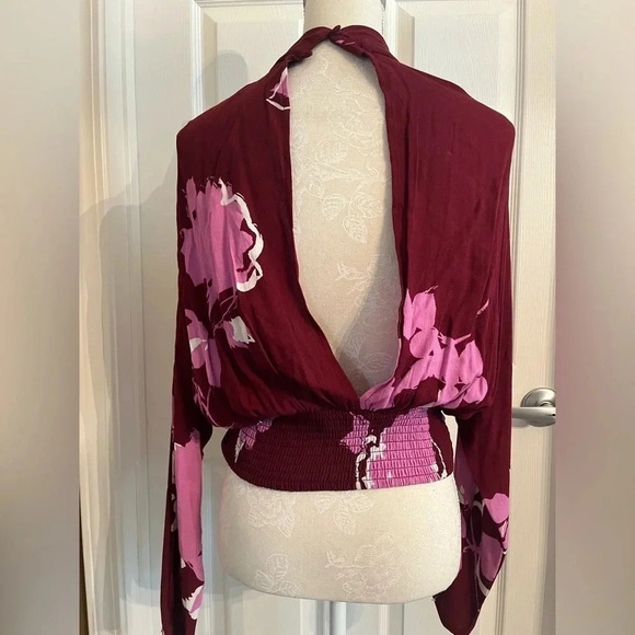 Free People Say You Love Me‎ Blouse floral boho top NWT - Picture 7 of 14